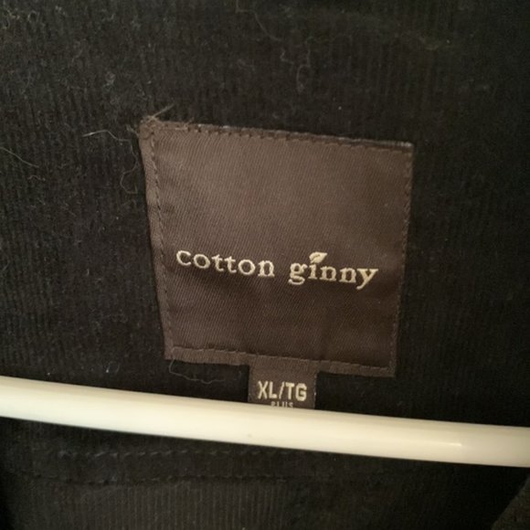 Cotton Ginny Black corduroy jacket plus size xl - Picture 3 of 4